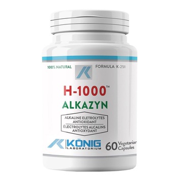 Supliment alimentar H-1000TM Alkazyn, 60 caps, Konig Nutrition Laboratoriums Supliment alimentar H-1000TM Alkazyn, 60 caps, Konig Nutrition Laboratoriums