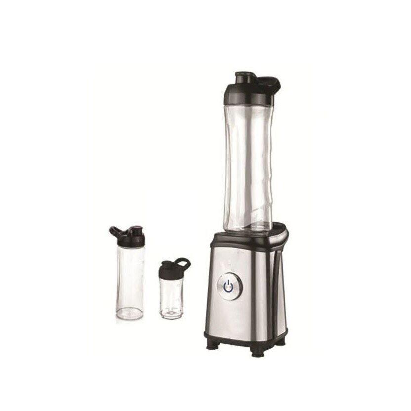 Blender MixEnergy din inox pentru smoothies, 3 recipiente 600ml/600ml
