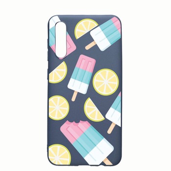 Husa Samsung Galaxy A70, Ice Cream, rezistenta la uzura, anti-alunecare, din silicon Premium, AlaskanBlue, AB65 Husa Samsung Galaxy A70, Ice Cream, rezistenta la uzura, anti-alunecare, din silicon Premium, AlaskanBlue, AB65