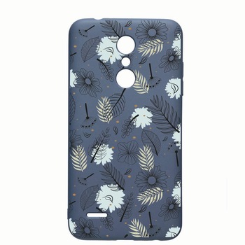 Husa LG K11 / K11 Plus / K10 2018, Flowers, rezistenta la uzura, anti-alunecare, din silicon Premium, AlaskanBlue, AB81 Husa LG K11 / K11 Plus / K10 2018, Flowers, rezistenta la uzura, anti-alunecare, din silicon Premium, AlaskanBlue, AB81