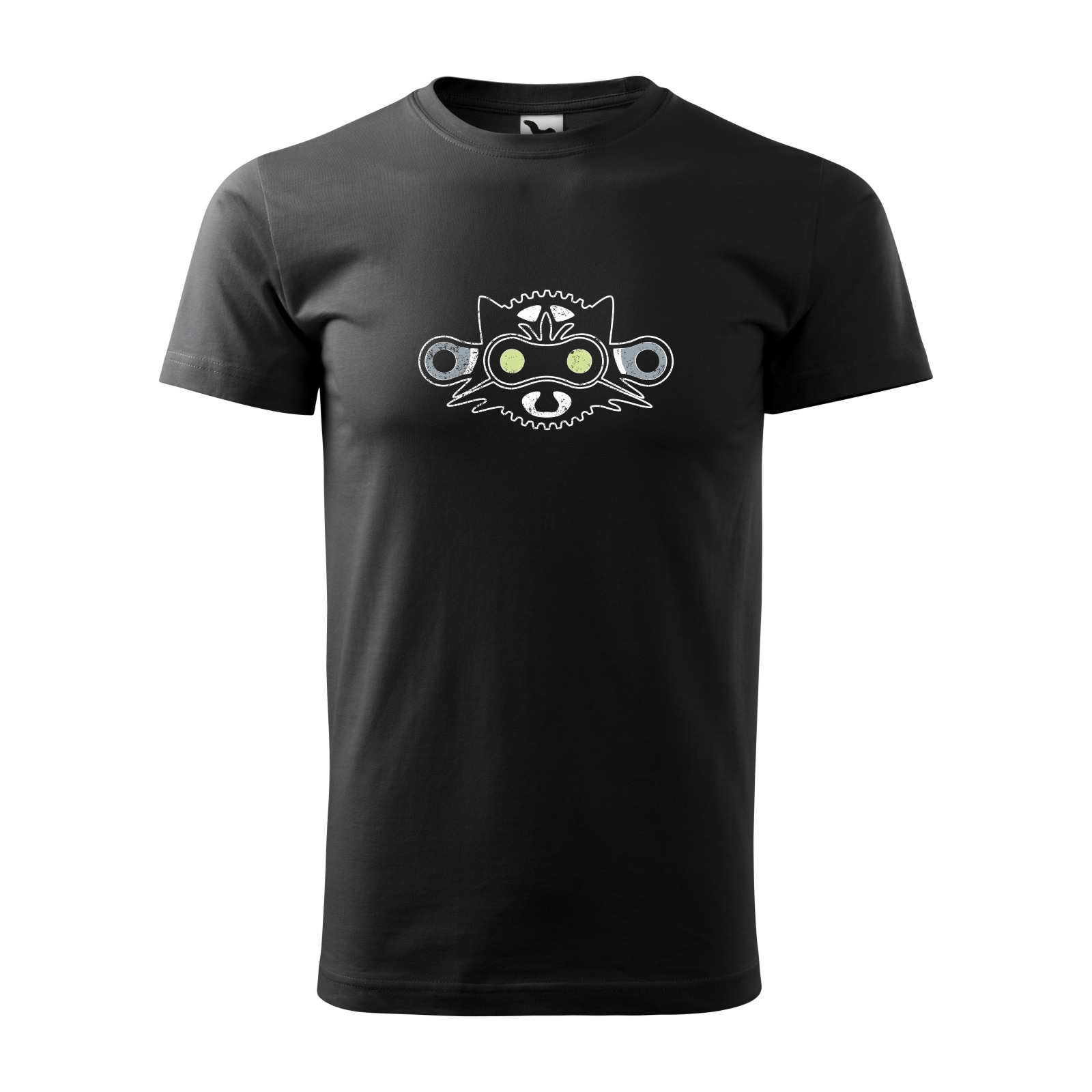 Tricou negru barbati, idee de cadou, pentru biciclisti, Cat Bike, marime M