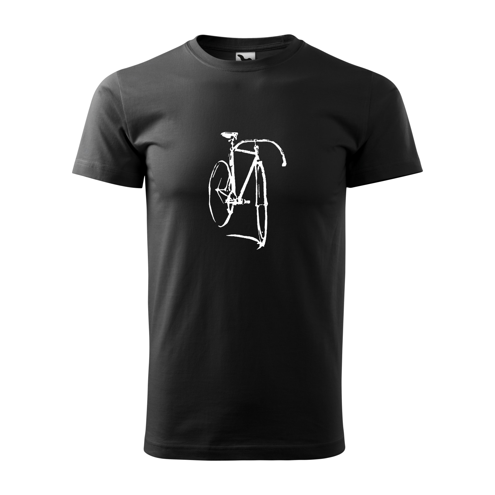 Tricou negru barbati, idee de cadou, pentru biciclisti, Old Bike, marime L
