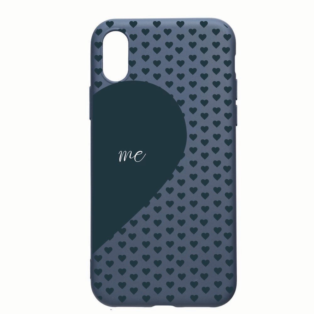 Husa Apple iPhone XR, Love Me, rezistenta la uzura, anti-alunecare, din silicon Premium, AlaskanBlue, AB100