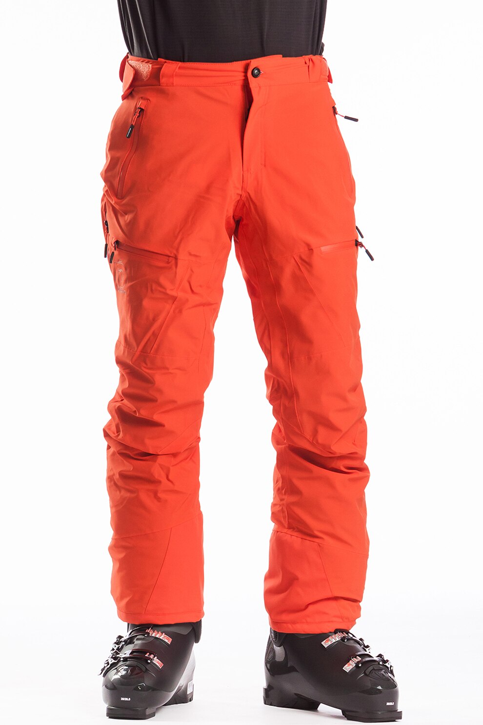 Fundango, Pantaloni impermeabili si rezistenti la vant Mugo, Oranj mandarina, S