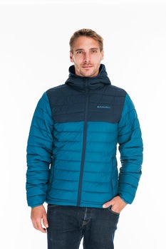 Fundango, Geaca cu gluga, din material rezistent la apa, cu buzunare laterale si vatelina Hollow, Albastru royal/Bleumarin Fundango, Geaca cu gluga, din material rezistent la apa, cu buzunare laterale si vatelina Hollow, Albastru royal/Bleumarin