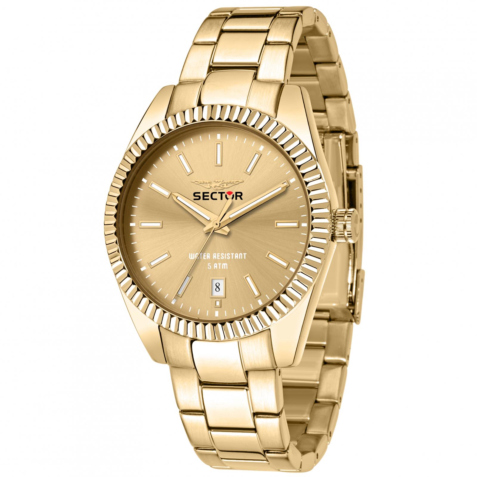 Ceas barbatesc Sector R3253240026 Quartz Auriu