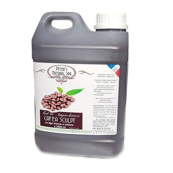 Gel de Impachetare Corporal cu aroma de Cafea Sculpt 2000ml Peters Natural Spa Gel de Impachetare Corporal cu aroma de Cafea Sculpt 2000ml Peters Natural Spa
