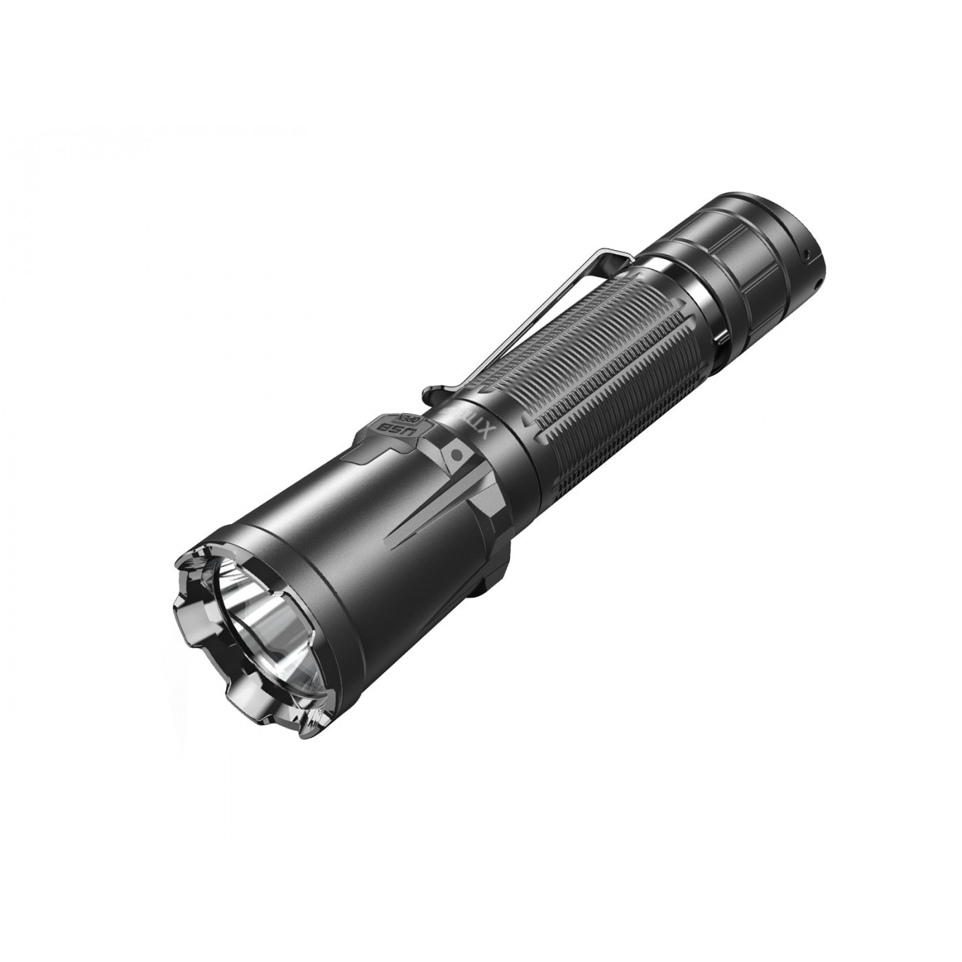 Lanterna Tactica reincarcabila klarus xt11gt pro, led cree xhp35 hd, 2200 lumeni, 320 metri, incarcare usb type c