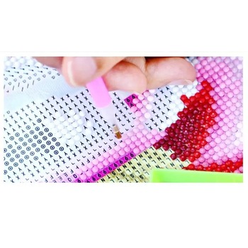 Tablou cu rama de lemn J6, Papusa Kokeshi Albastra, Pictura cu Diamante, Goblen cu pietre 5D, 20 x 30 cm - Krista® Tablou cu rama de lemn J6, Papusa Kokeshi Albastra, Pictura cu Diamante, Goblen cu pietre 5D, 20 x 30 cm - Krista®