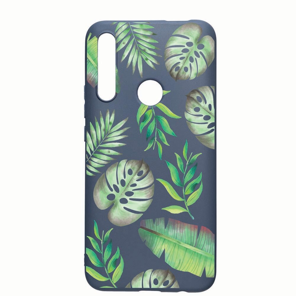 Husa Huawei P Smart Z, Tropical, rezistenta la uzura, anti-alunecare, din silicon Premium, AlaskanBlue, AB150