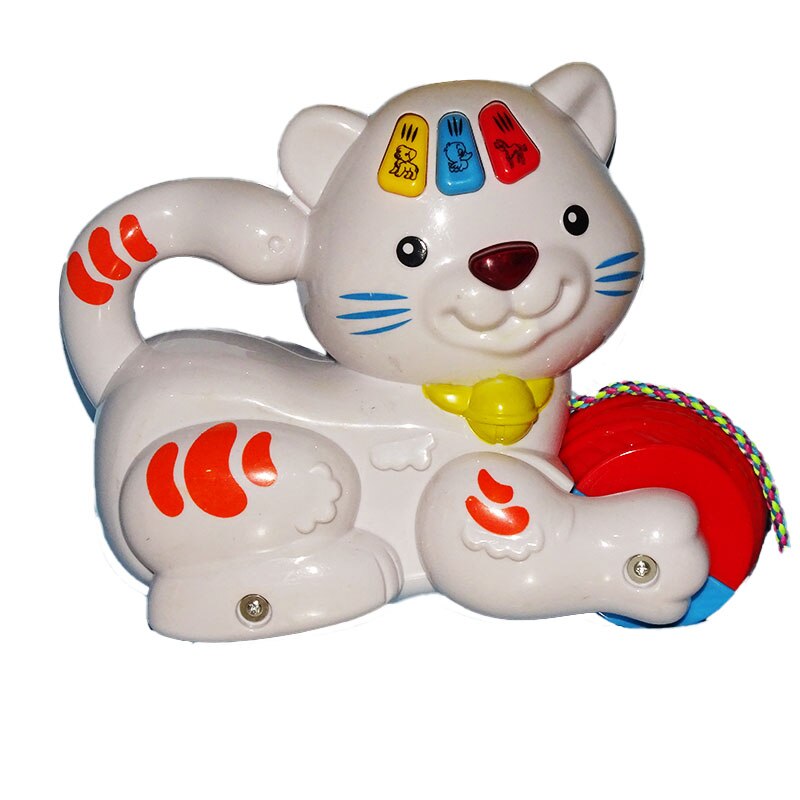 Pisicuta interactiva cu sunete, plastic, + 18 luni