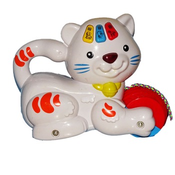 Pisicuta interactiva cu sunete, plastic, + 18 luni Pisicuta interactiva cu sunete, plastic, + 18 luni