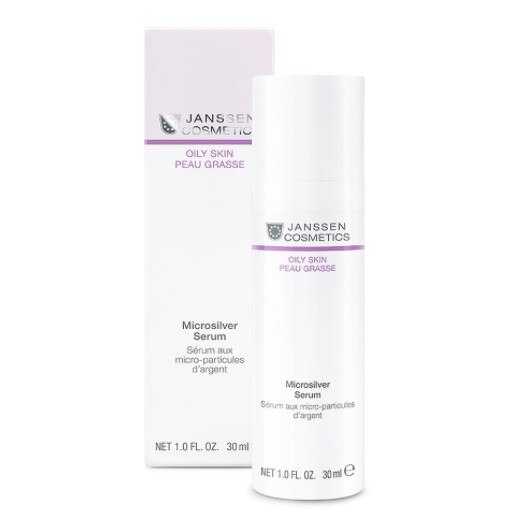 Serum cu microargint pentru ten gras, 30 ml