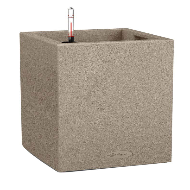 Ghiveci Lechuza Canto Stone 30 (30 x 30 x 30 cm) Bej 13701