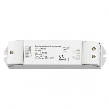 Dimmer controller triac pentru benzi led 12 48v SDTD4815 Ultralux Dimmer controller triac pentru benzi led 12 48v SDTD4815 Ultralux