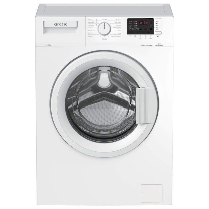 Masina de spalat rufe frontala ARCTIC APL71224XLW0, 7 kg, 1200rpm, Clasa A+++, alb