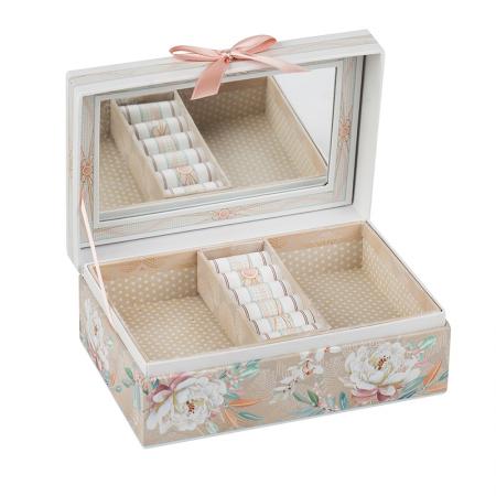 Cutie de bijuterii Dims 92, cu imprimeu bujor