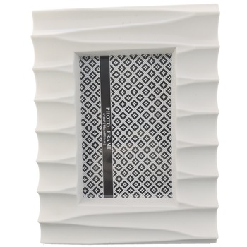 Rama foto plastic, de birou, 10x15cm, alb, 24-4/9 Rama foto plastic, de birou, 10x15cm, alb, 24-4/9