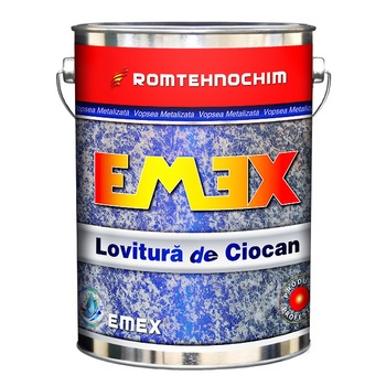 Vopsea Metalizata cu Efect de Lovitura de Ciocan “EMEX”, Verde, Bidon 20 KG Vopsea Metalizata cu Efect de Lovitura de Ciocan “EMEX”, Verde, Bidon 20 KG