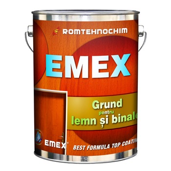 Grund pentru Lemn si Binale “EMEX”, Rosu, Bidon 6 KG Grund pentru Lemn si Binale “EMEX”, Rosu, Bidon 6 KG