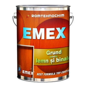 Grund pentru Lemn si Binale “EMEX”, Ocru, Bidon 6 KG Grund pentru Lemn si Binale “EMEX”, Ocru, Bidon 6 KG