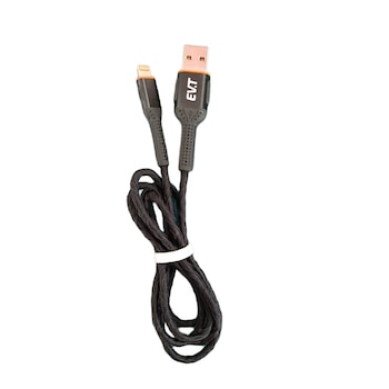 Cablu de incarcare rapida si transfer de date, 1m, Lightning, EVTrend® Premium, pentru telefon sau tableta Apple, conector USB, conector Lightning, Negru Cablu de incarcare rapida si transfer de date, 1m, Lightning, EVTrend® Premium, pentru telefon sau tableta Apple, conector USB, conector Lightning, Negru
