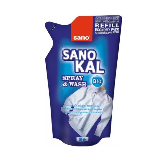 Solutie indepartare pete Sano Kal Spray & Wash 750 ml- rezerva