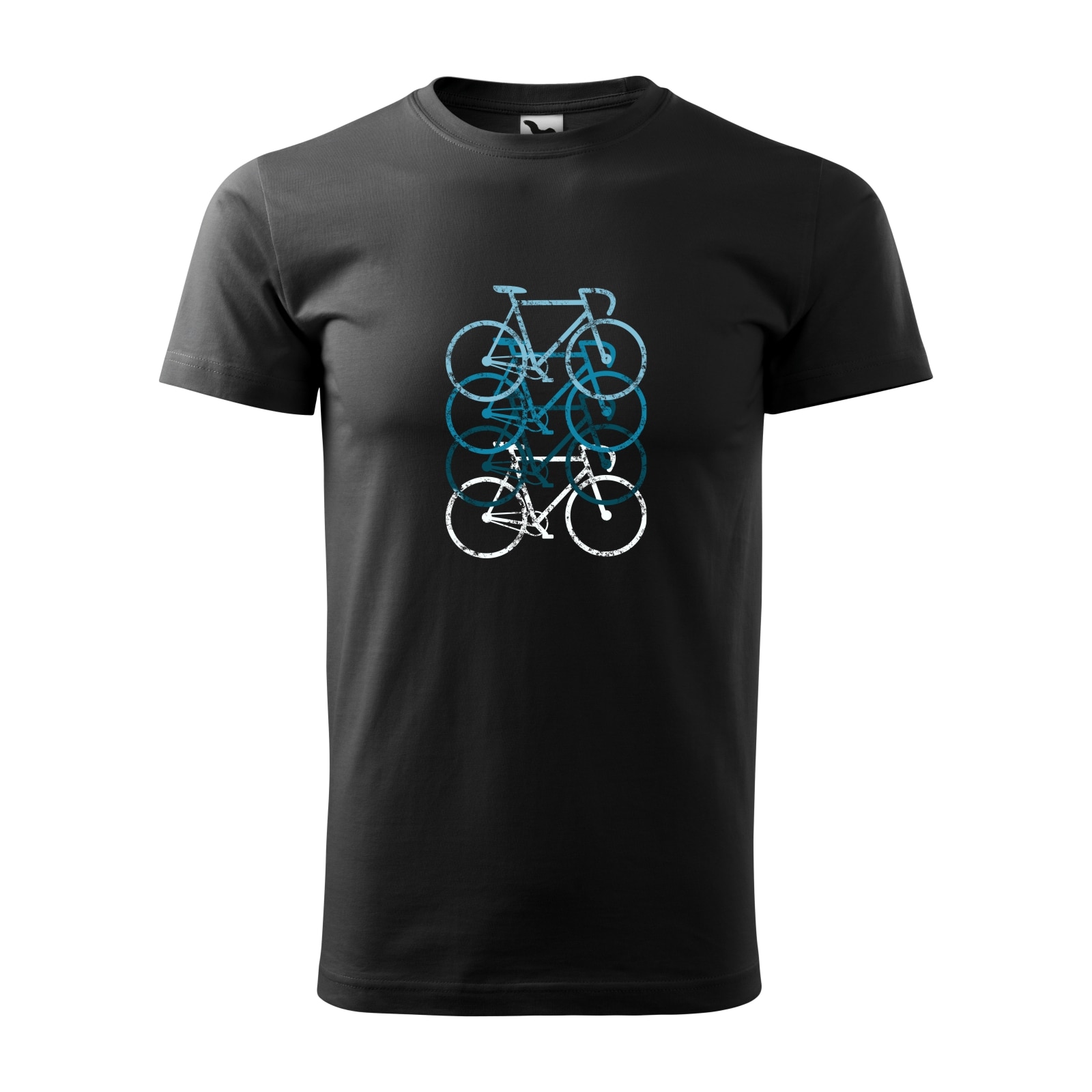 Tricou negru barbati, idee de cadou, pentru biciclisti, Shadow Bikes, marime M