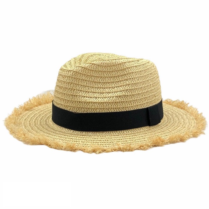 Palarie din paie, bej, Julis, Pursehuit