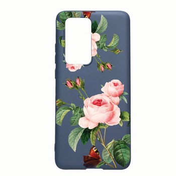 Husa Huawei P40 Pro, Rose, rezistenta la uzura, anti-alunecare, din silicon Premium, AlaskanBlue, AB172 Husa Huawei P40 Pro, Rose, rezistenta la uzura, anti-alunecare, din silicon Premium, AlaskanBlue, AB172