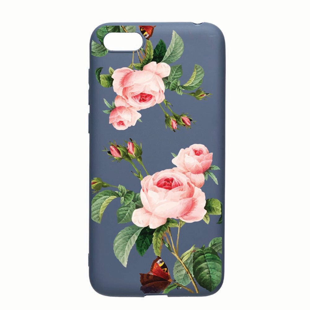 Husa Apple iPhone 6S / 6, Rose, rezistenta la uzura, anti-alunecare, din silicon Premium, AlaskanBlue, AB172
