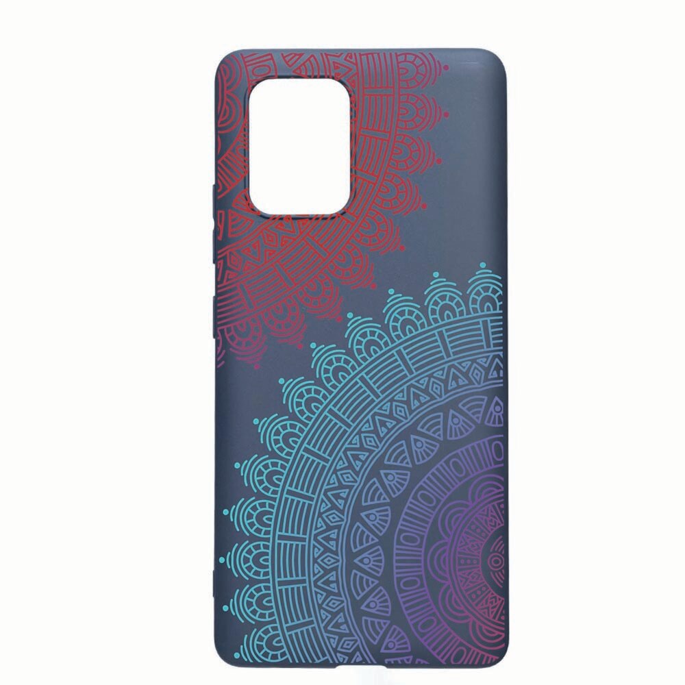 Husa Samsung Galaxy A71, Lace, rezistenta la uzura, anti-alunecare, din silicon Premium, AlaskanBlue, AB176