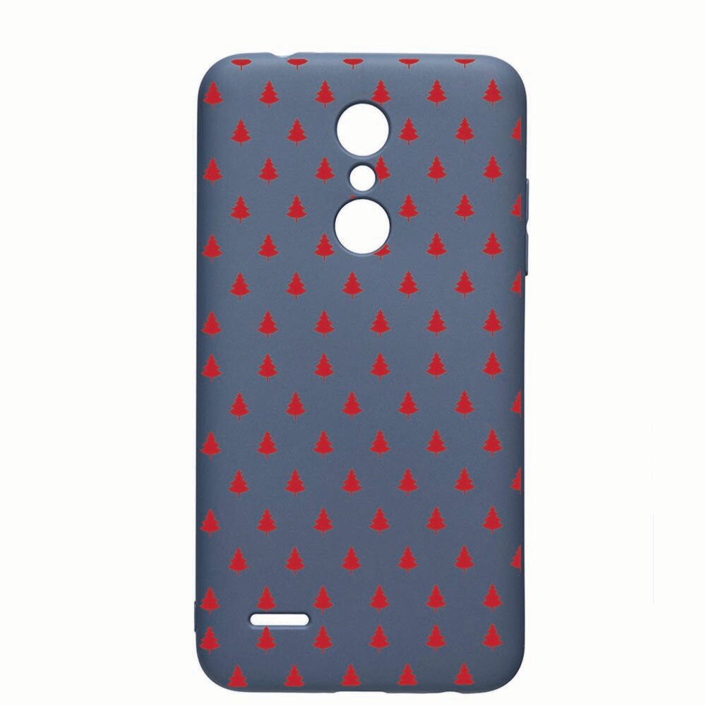 Husa LG K11 / K11 Plus / K10 2018, Christmas, rezistenta la uzura, anti-alunecare, din silicon Premium, AlaskanBlue, AB174