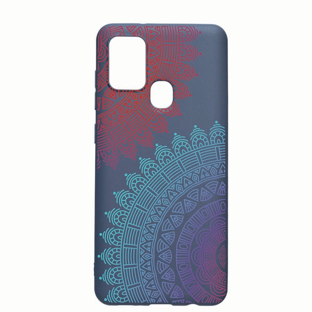 Husa Samsung Galaxy A21s, Lace, rezistenta la uzura, anti-alunecare, din silicon Premium, AlaskanBlue, AB176