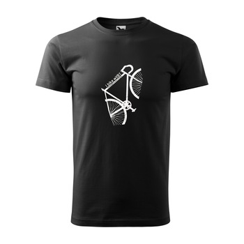 Tricou negru barbati, idee de cadou, pentru biciclisti, Bike Uphill, marime M Tricou negru barbati, idee de cadou, pentru biciclisti, Bike Uphill, marime M