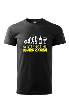 Tricou barbati personalizat Alcoolicii, Adler, Negru Tricou barbati personalizat Alcoolicii, Adler, Negru