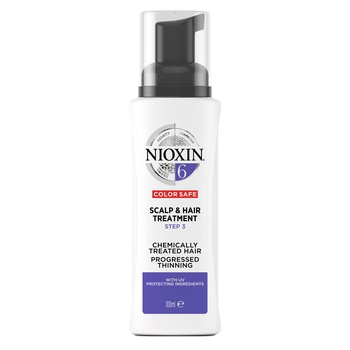 Tratament leave-in Nioxin System 6 pentru par tratat chimic, 100 ml Tratament leave-in Nioxin System 6 pentru par tratat chimic, 100 ml