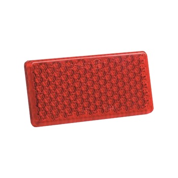 Reflectorizant catadioptru 96x46mm cu adeziv 1buc - Rosu Reflectorizant catadioptru 96x46mm cu adeziv 1buc - Rosu