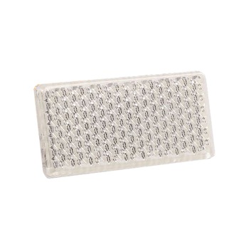 Reflectorizant catadioptru 96x46mm cu adeziv 1buc - Alb Reflectorizant catadioptru 96x46mm cu adeziv 1buc - Alb