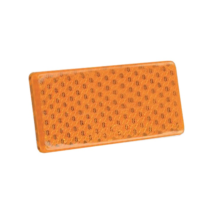 Рефлектор, 96х46 мм, С лепенка, 1 Брой, Жълт