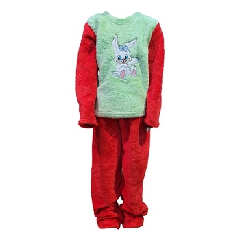 Pijamale copii Vienetta ,fete, cocolino, Rosu/Verde