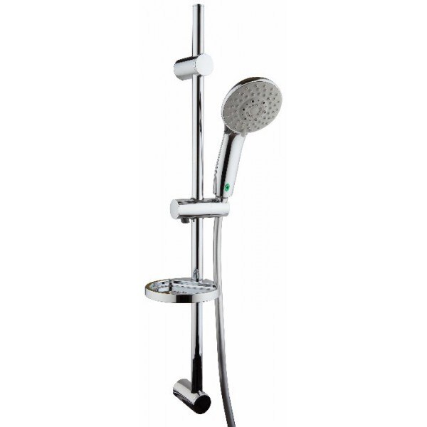 Set de dus cu para mobila, Ferro Doppio VerdeLine, crom