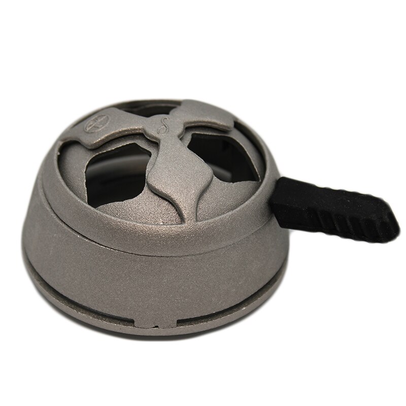 Kaloud Tip Lotus pentru creuzet narghilea, gri, metal, diametru 75 mm