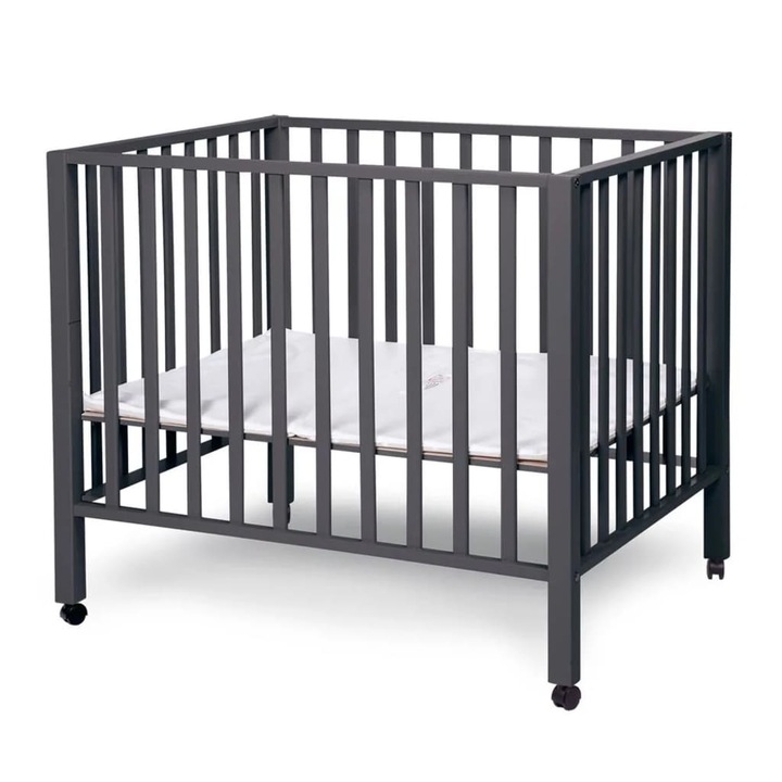Детска Кошара CHILDHOME, Дърво, Сив,