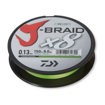 Fir Textil Daiwa J-Braid X8 Dark Green 150m 0.18 mm Fir Textil Daiwa J-Braid X8 Dark Green 150m 0.18 mm