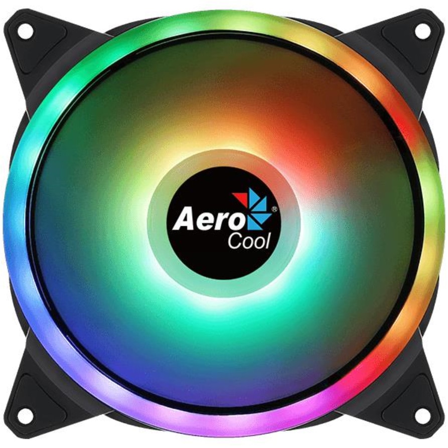 Ventilator Aerocool Duo 14, 140mm, PWM, ARGB