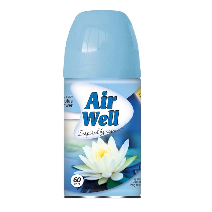 Rezerva odorizant de camera Amiva AirWell Lotus Flower, 250ml