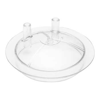 Capac transparent bidon 30L cu 2 iesiri pentru aparat de muls vaci Breckner Germany Capac transparent bidon 30L cu 2 iesiri pentru aparat de muls vaci Breckner Germany
