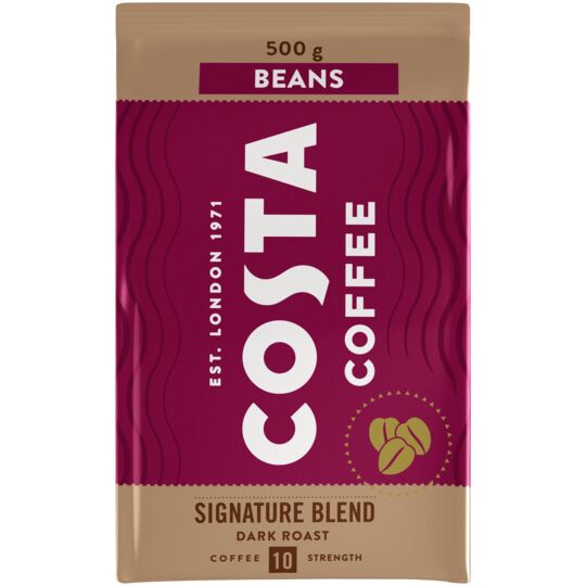 Cafea boabe Costa Signature Blend, prajire intensa, 500g