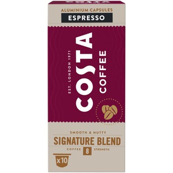 Capsule cafea Costa Signature Blend Espresso, compatibil Nespresso, 10 capsule, 57g Capsule cafea Costa Signature Blend Espresso, compatibil Nespresso, 10 capsule, 57g